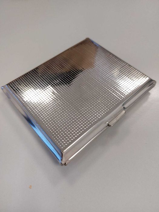 Caixa de Cigarros Metálica/Prateada Nova Tutto Dibertto