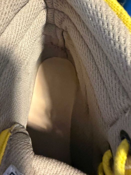 Żółte buty, trzewiki sznurowane, trapery z Kolumbii, rozm. 38