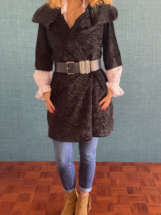 Casaco Sahoco, M, manga a 3/4, cinto não incluído64585876969858122