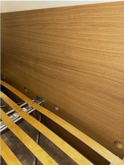Cama casal MALM IKEA 1,60 de largura e 2 caixas p/ arrumos