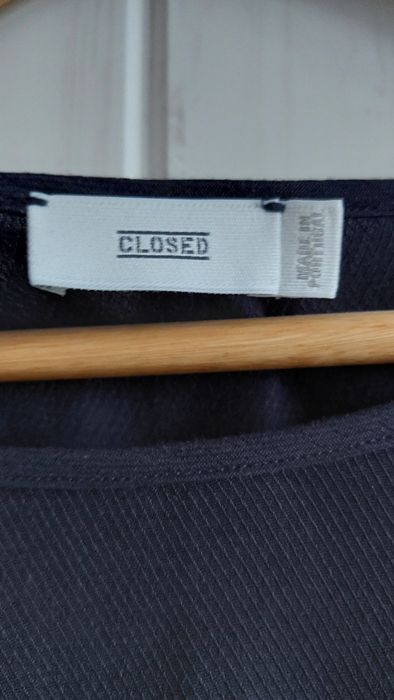 Sukienka Closed r.36, granat, 100% wiskoza,