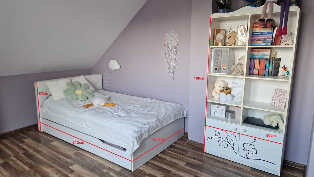 meble dla dziewczynki MEBLIK   dobry stan,  komplet