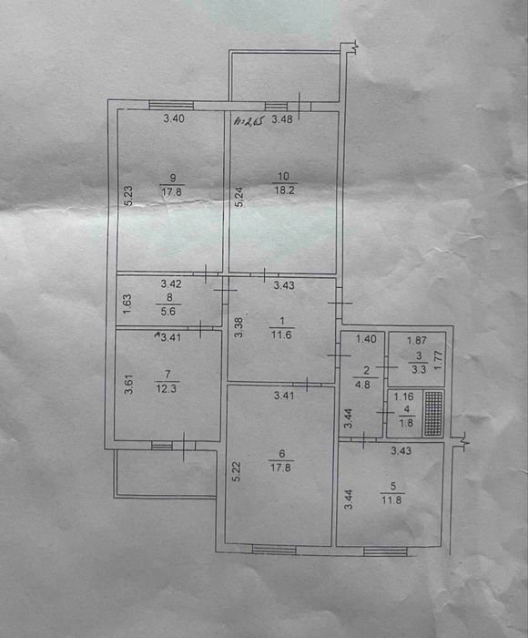 Продаж чотирьох кімнатної квартири . Ощадбанк.
