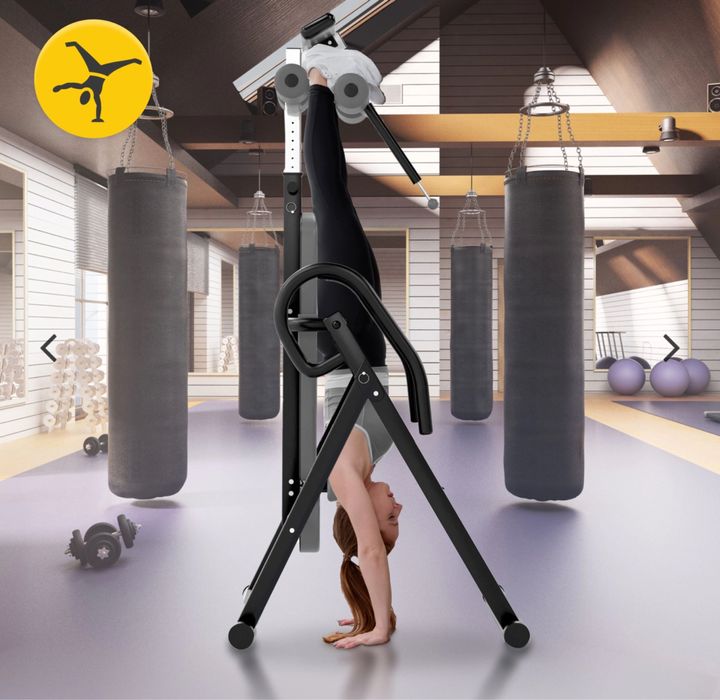 Ławka grawitacyjna inwersyjna szara