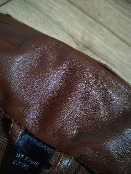 Kurtka skórzana męska