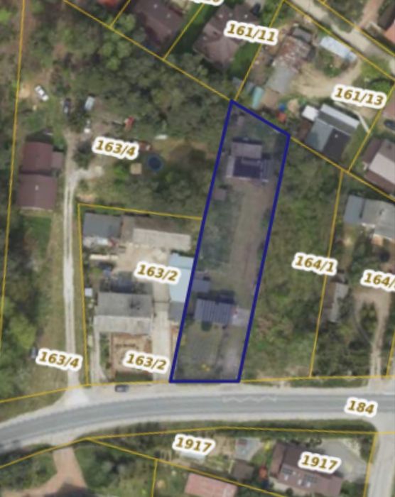 Sprzedam działkę 1503 m² z zabudową – Białobrzegi osiedle borki