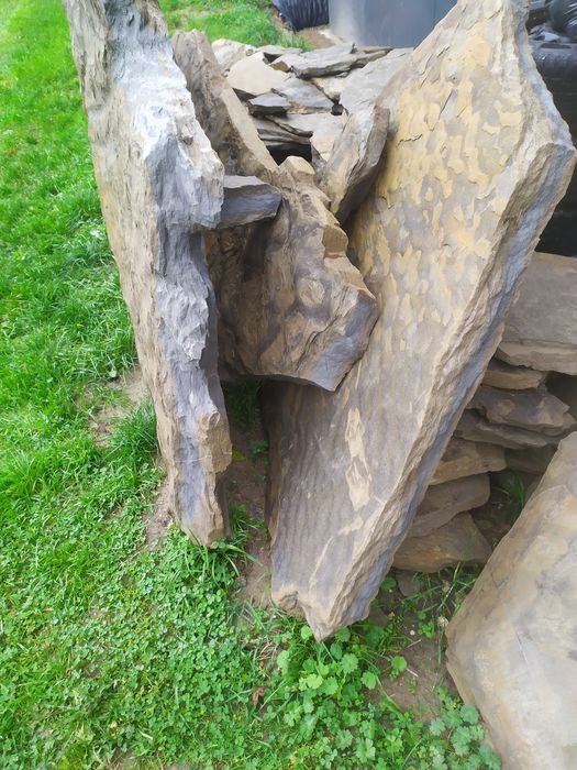 Kamienie duże ozdobne piękna struktura