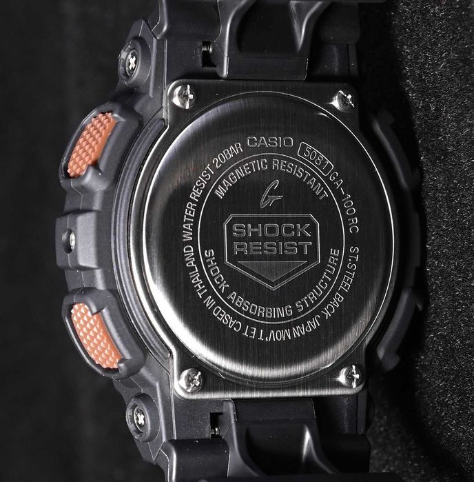 Годинник ударостійкий Casio G-Shock GA-100RC-1A новий оригінал