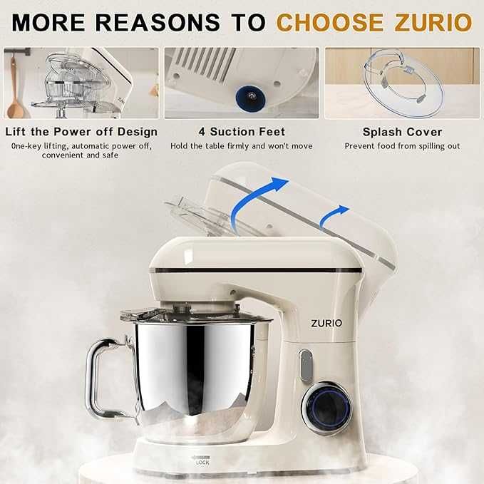 Zurio Mikser planetarny, 1300 W, 5,5 l