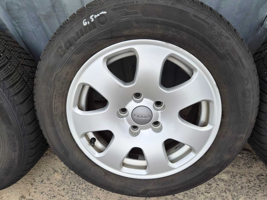 Felgi aluminiowe koła opony zimowe Audi A4 B6 B5 A6 C5 5X112 15" kpl