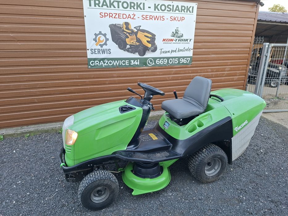 Traktorek kosiarka viking doinwestowany