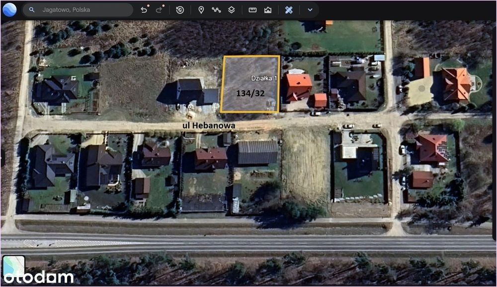 Działka 974,98 m² pod dom jednorodzinny – media – Jagatowo bli. Gdańska - Widok 5