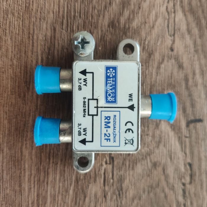 Rozgałęźnik Telmor RM-2F + Odgałęźnik Telmor OKF-212