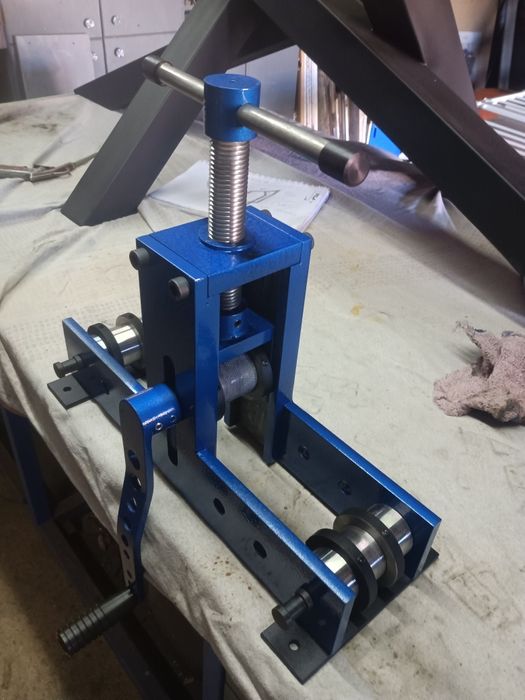 Calandra manual para tubos