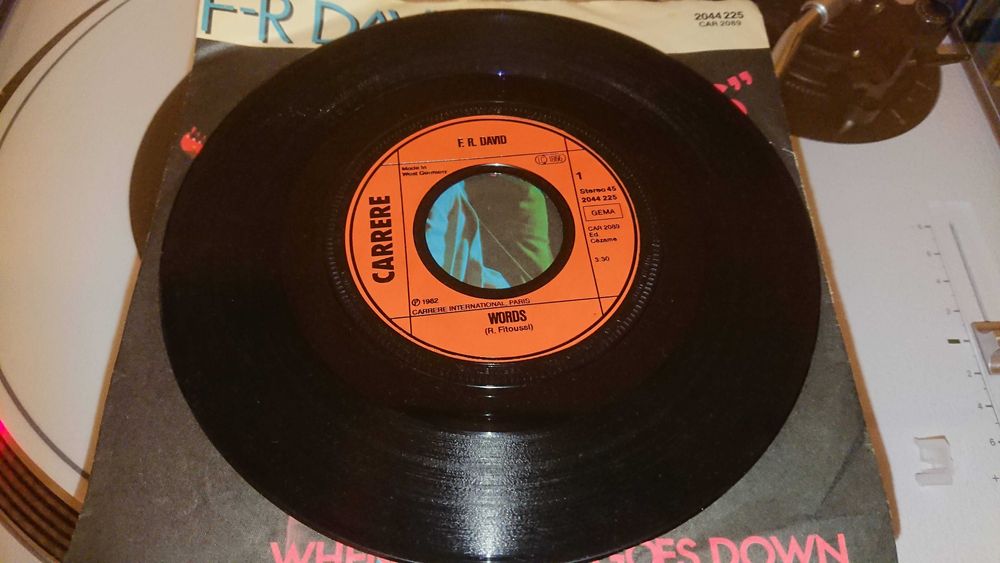 Fr David - Words 7'' single