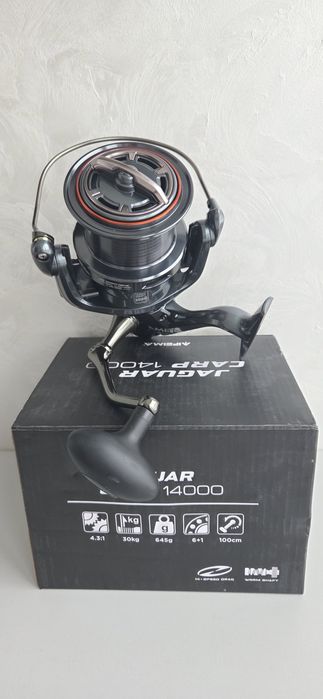 Катушка рыболовная Feima Jaguar Carp 14000 (6+1 BB, 4.3:1)