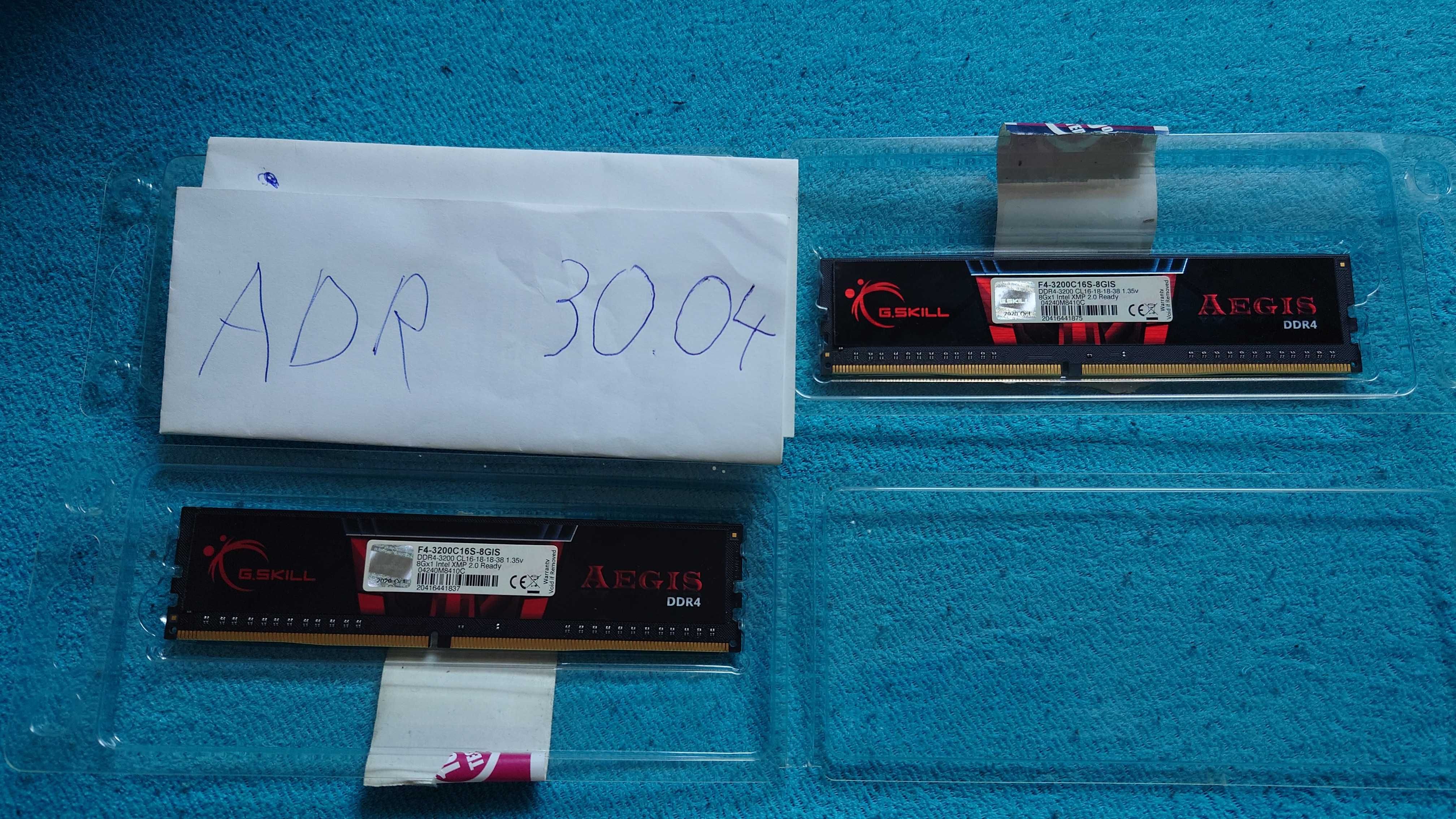 Pamięć RAM DDR4 2x8 GB 16 GB 3200 MHz G.skill Aegis F4-3200C16S-8GIS