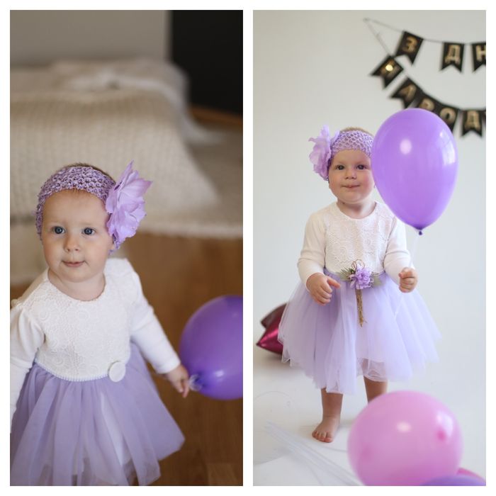 Ціна за 2 Святкові сукні для двійні 80-86