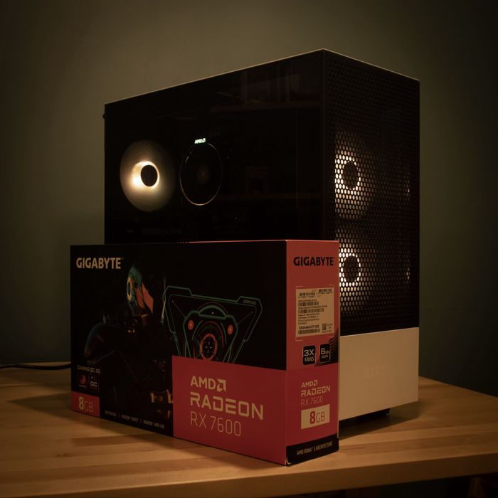PC - RX 7600 (Gwar.) - 32 GB RAM - NZXT - R5 3600 XT
