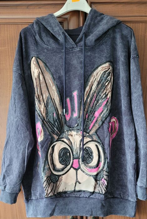 Dekatyzowana bluza zając nowa