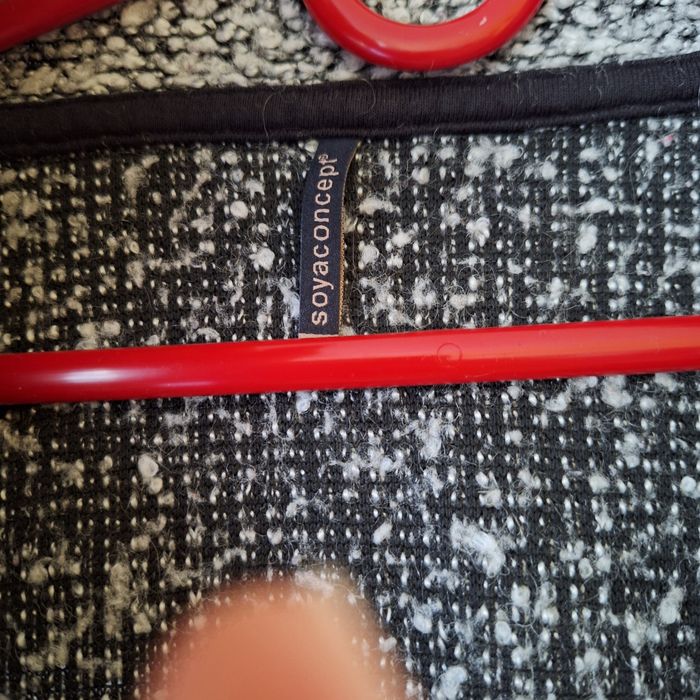 Bluza rozpinana damska szaro-czarna L