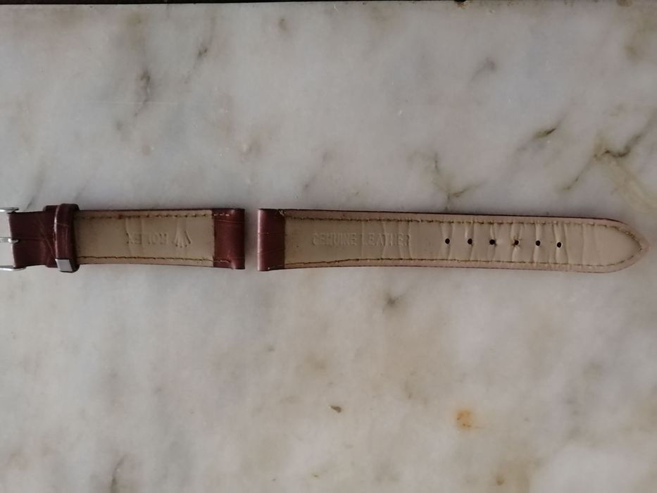 pulseira de relógio em pele genuina
