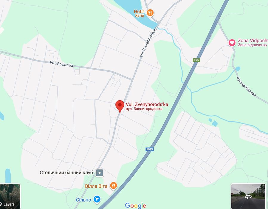 Комерційна ділянка 50 соток у с.Віта-Поштова, по вул. Звенигородська