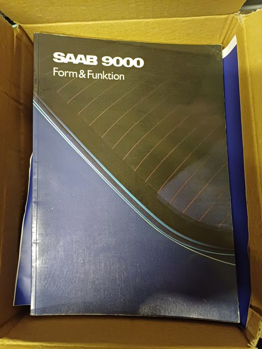 Broszura Folder katalog saab 9000 form & funktion
