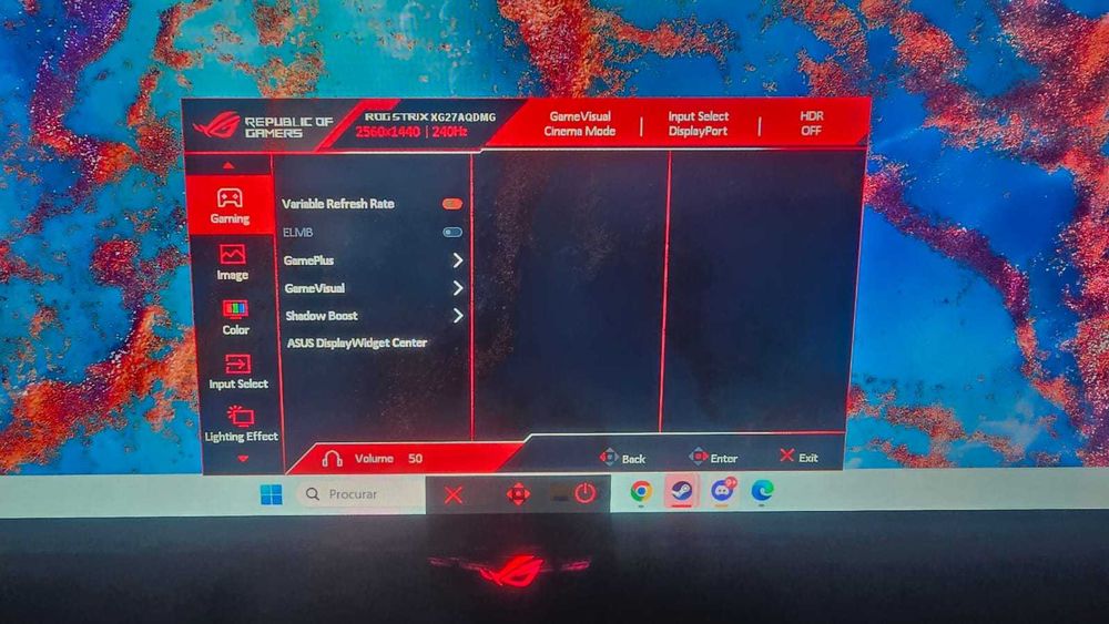 Monitor Asus ROG Strix XG27AQDMGR 26,5" Quad HD 240Hz OLED