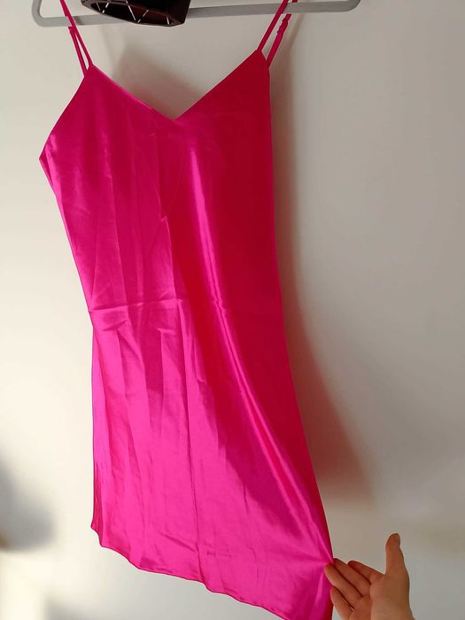 Różowa halka nocna - NOWA