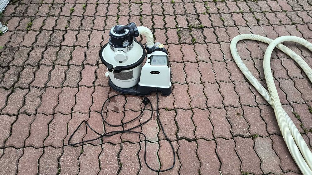 Pompa basenowa piaskowa intex sf90220-1 + basen Bestway Steel Pro Max