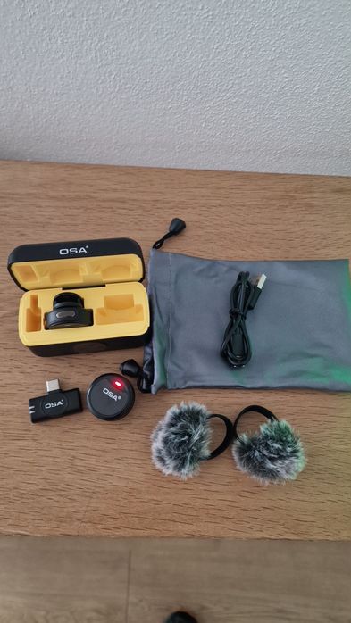 Kit 2 microfones sem fios OSA