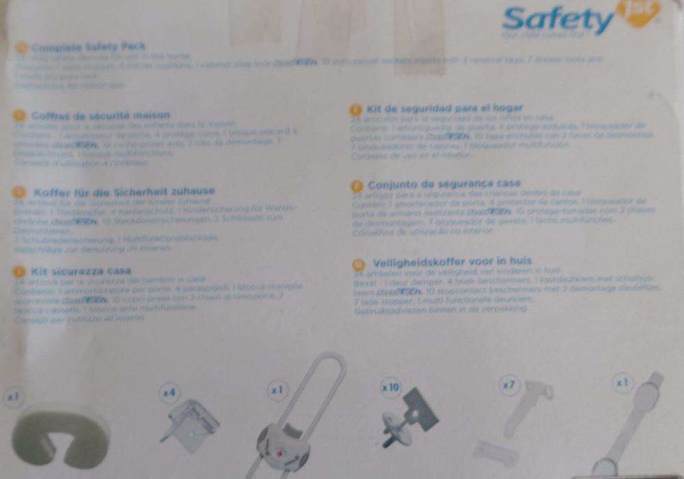 Kit de segurança para casa Moveis e Tomadas (123)