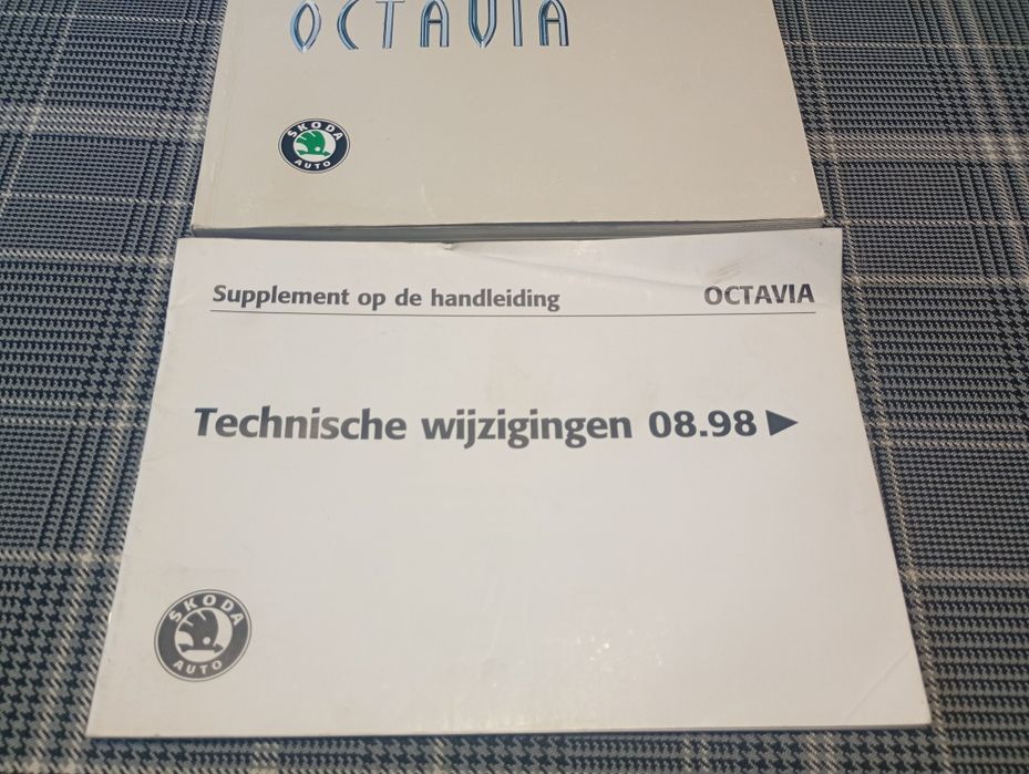SKODA OCTAVIA 1 Instrukcja Obsługi Książka 1998