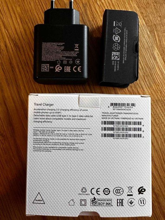 Зарядний пристрій для Samsung 45W + Кабель Type-C швидка зарядка