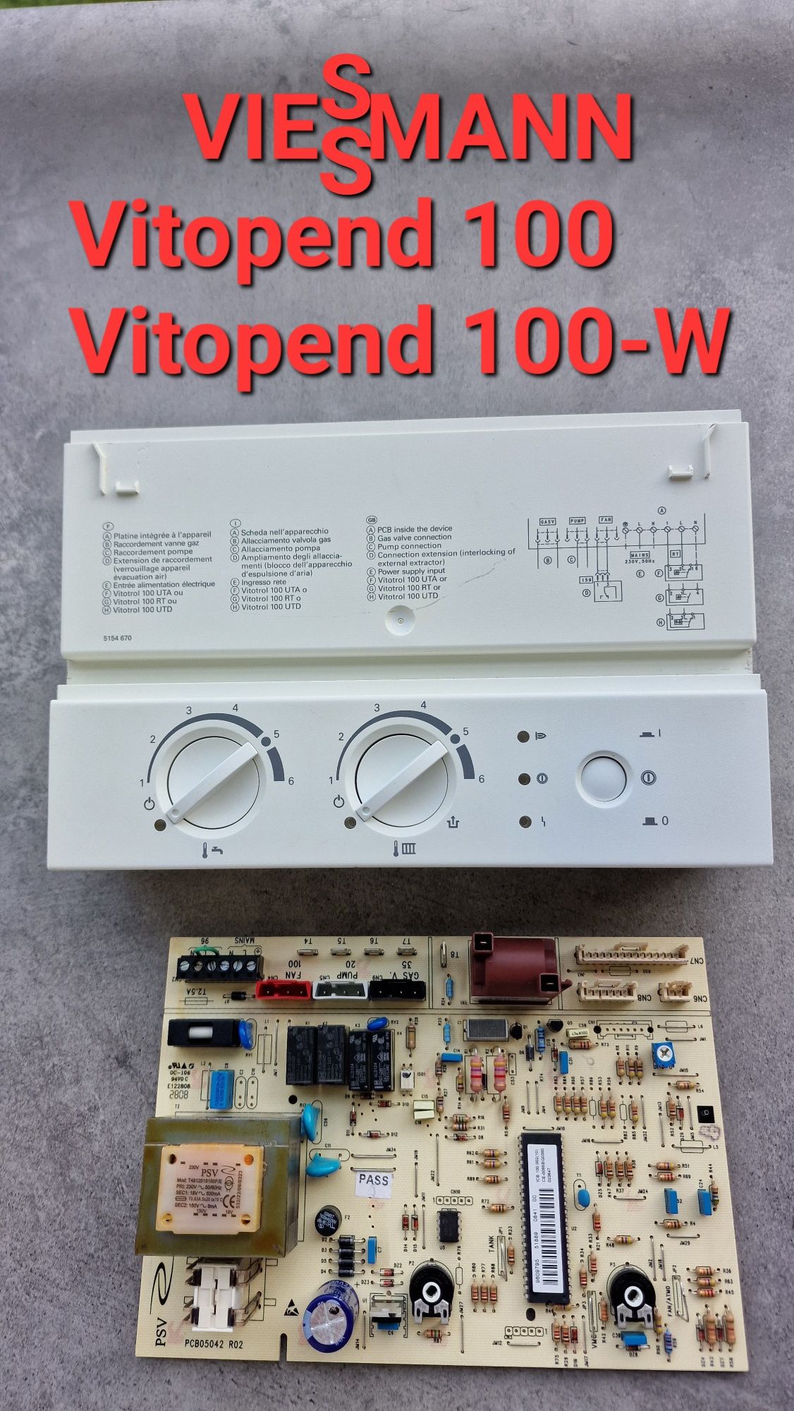 Viessmann Vitopend 100-W płyta główna sterownik Chocianów • OLX.pl
