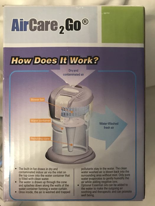 Purificador de Ar Compacto (AirCare2Go - Rainbow)
