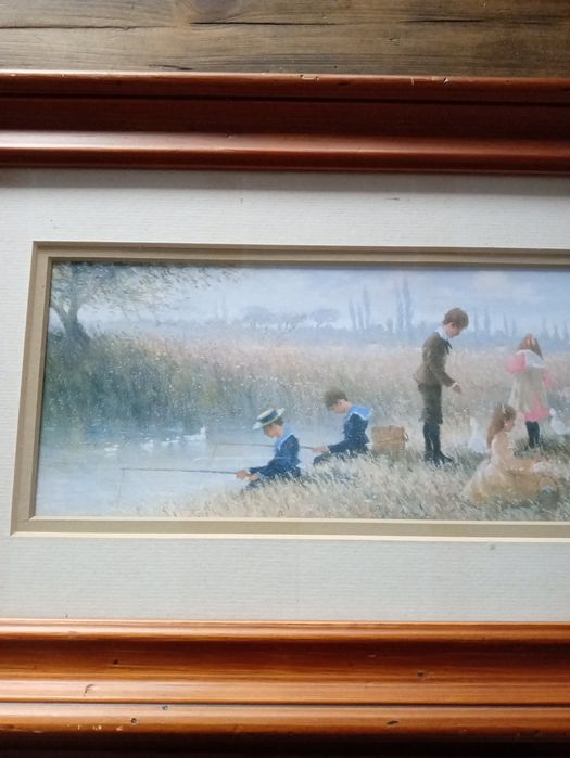 Obraz w ramie sielski oprawiony