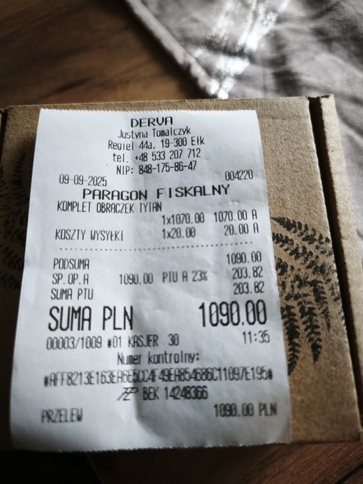 KOMPLET OBRĄCZEK Titanum & Grey Oak & Pearl