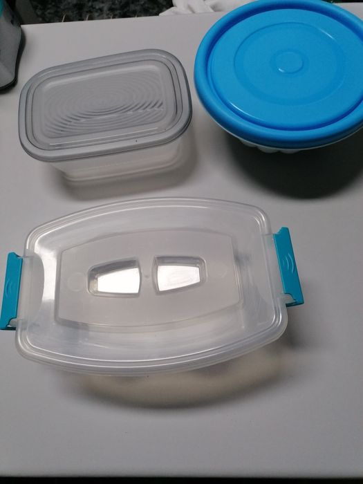 Conjunto de 3 caixas herméticas