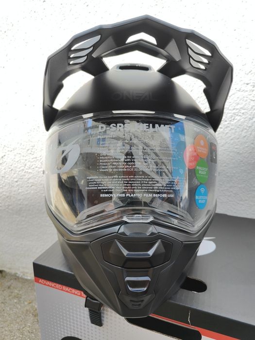 Capacete O'Neal D-SRS helmet solid v.24 black | NOVO