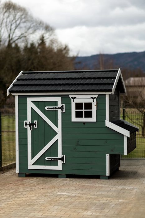 Kurnik na 20 kur,kaczek, silka deska 2 cm pióro wpust świerk polski!