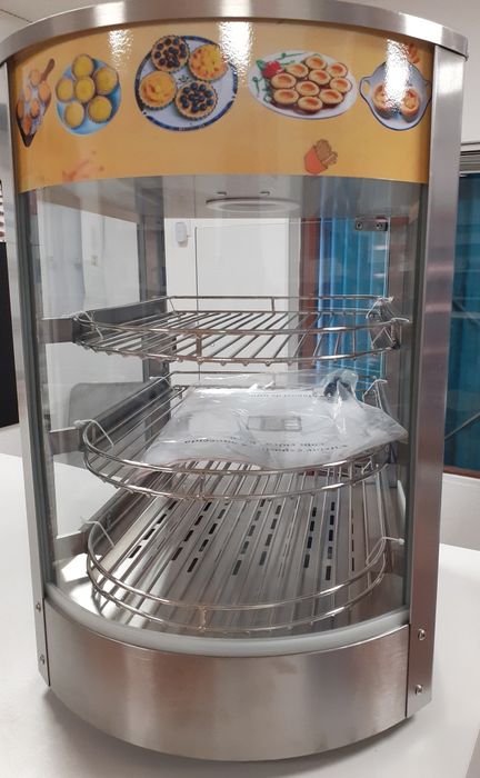 Vitrine Expositora Aquecida com Vidro Curvo *NOVO*