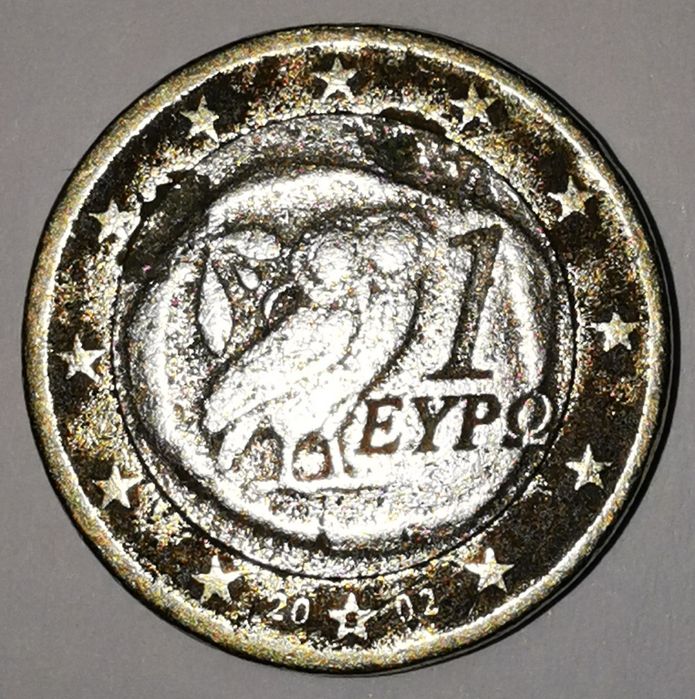 Moeda Rara de 1 euro