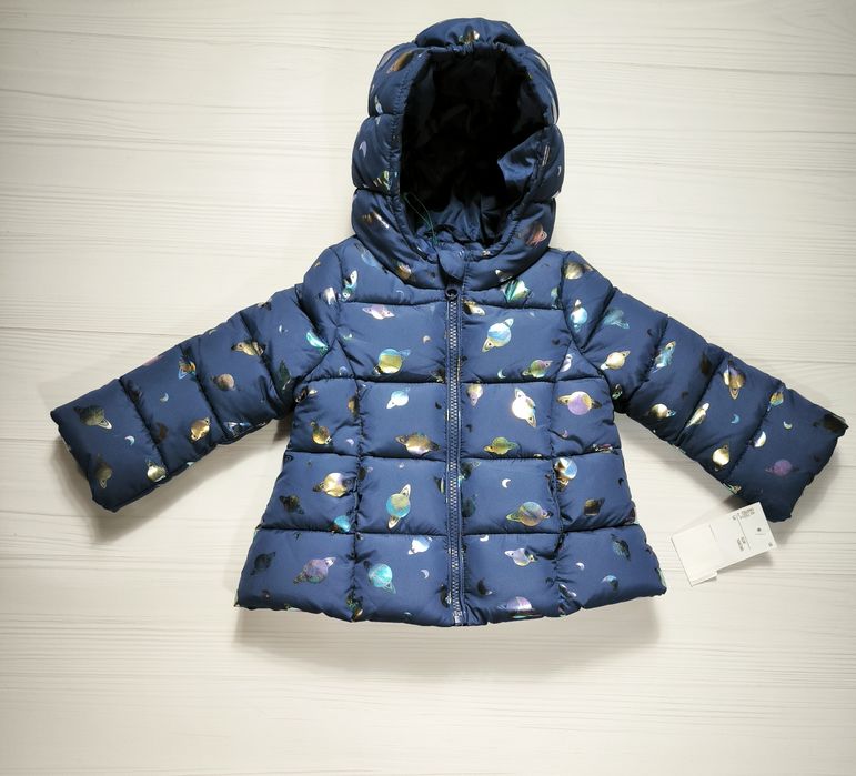 Нова тепла куртка на дівчинку р 86