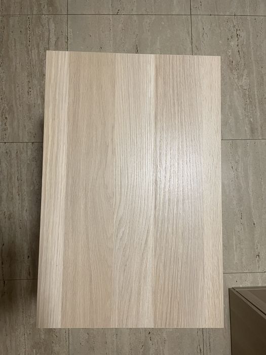 Mesa cabeceira carvalho claro