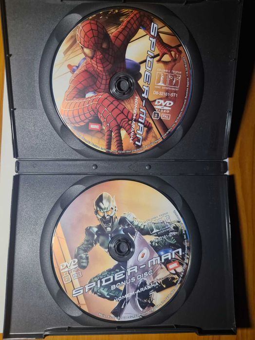 DVD (Homem-Aranha, Zoolander, Sopranos, etc.) / como novo