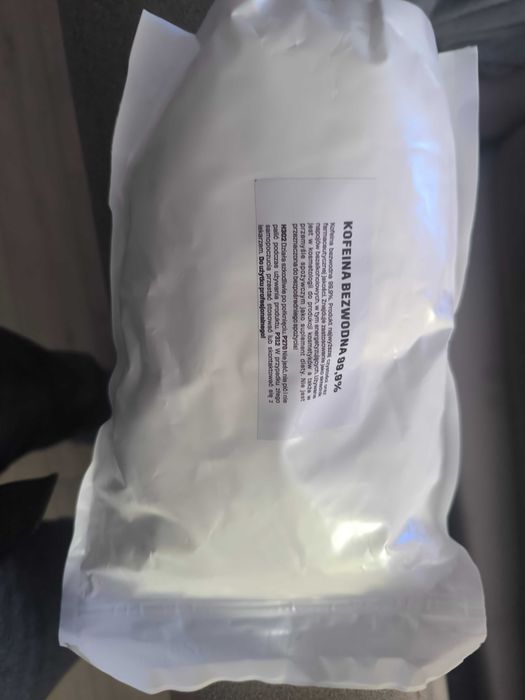 Kofeina bezwodna 99,9% – 1 kg