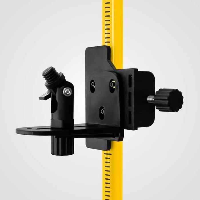 ZESTAW STATYW rozporowy tyczka do lasera krzyżowego poziomicy adapter