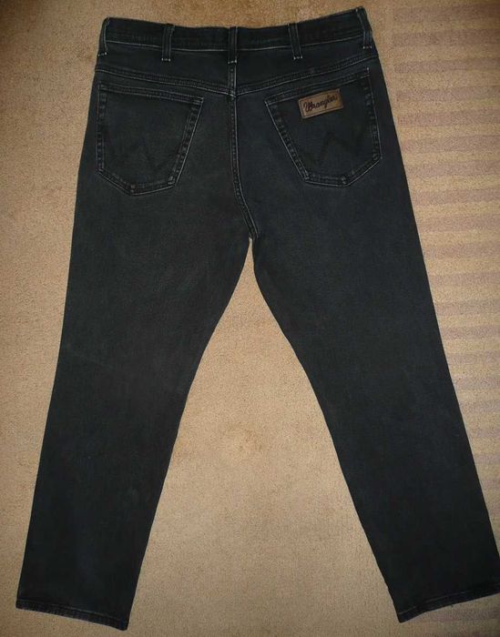 Spodnie dżinsy WRANGLER W36/L30=48/102cm texas grafitowe